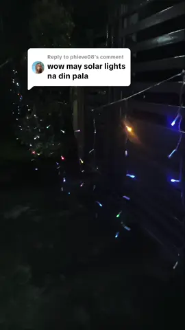 Replying to @phieve08 yes meron ng solar mj #solar #solarlight #solarchristmaslights #christmastiktok #christmaslights 