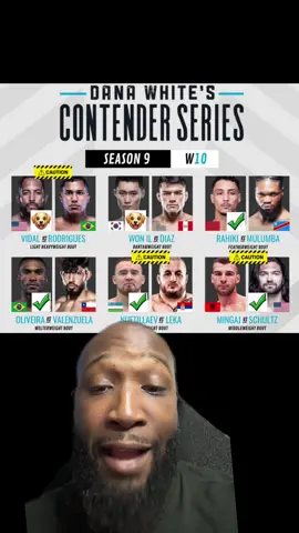 Contender Series 2025 Week 10 Predictions #mma #UFC #danawhite #ufcnews #dwcs 