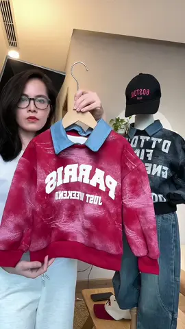 Áo cổ bò chất nỉ 2 da mịn đẹp dày dặn #taphoanhatinsu123 #dothudong #thoitrangtreem #aothudongchobe #aonichobe 