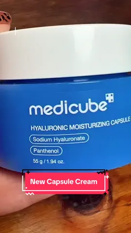 NEW Medicube Hyaluronic Moisture Capsule Cream.  #medicube #hyaluronicacid #capsulecream #tiktokshopcreatorpicks