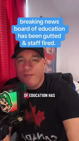 Breaking news, Board of Education gutted staff fired Special needs people won’t get the assistance needed. #breakingnews 