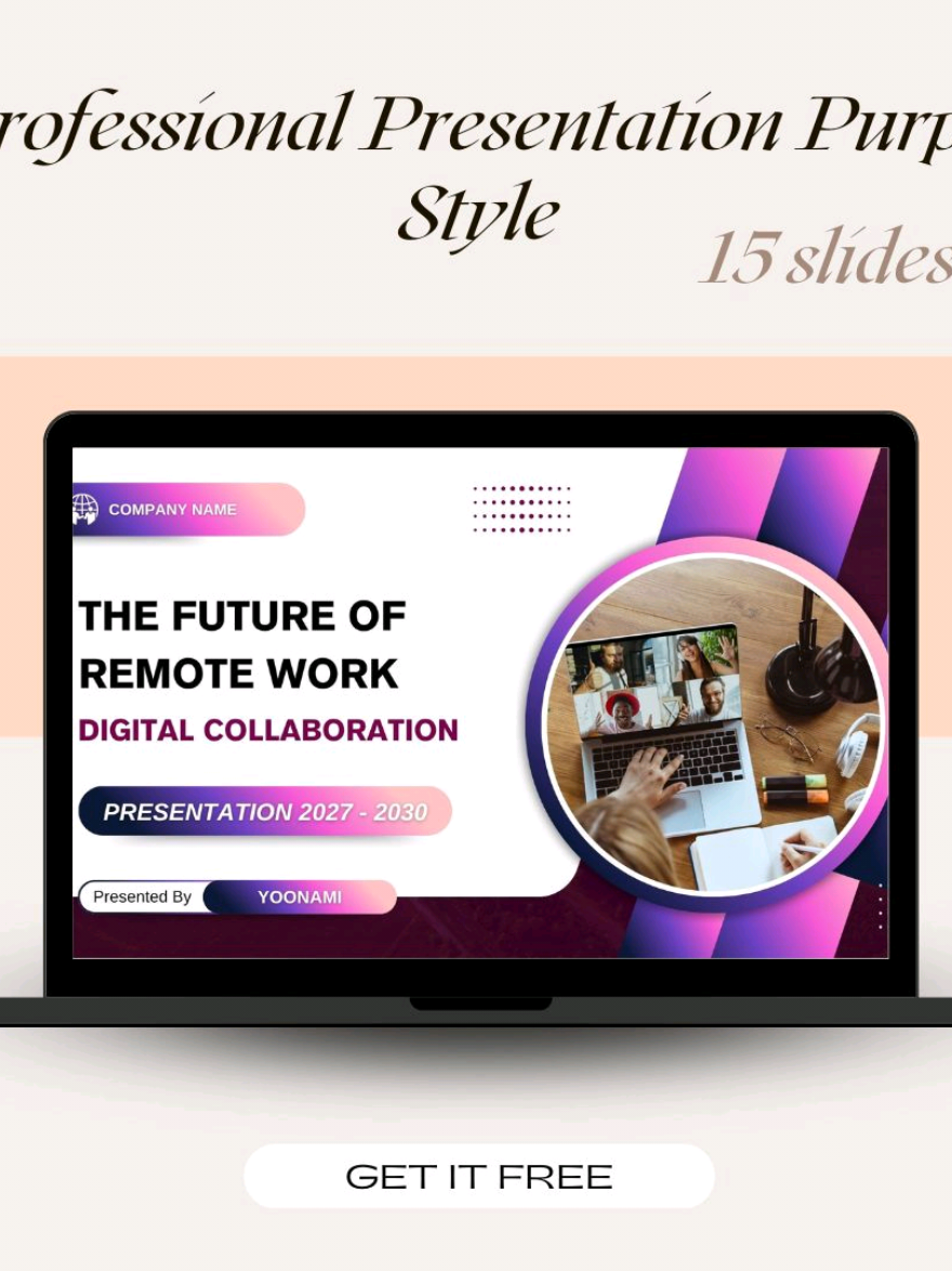 New PowerPoint Template 🎉 Get this template for FREE!! Comment 'Free' for the link 😍 #foryou #fyp  #powerpoint #presentation #templateppt 