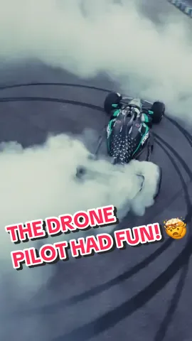 Drone pilot went off 😮‍💨😮‍💨 #Mercedes #F1 #Korea #Drone #Donuts 