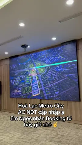 Hoà Lạc Metro City chính thức nhận Booking ✌️