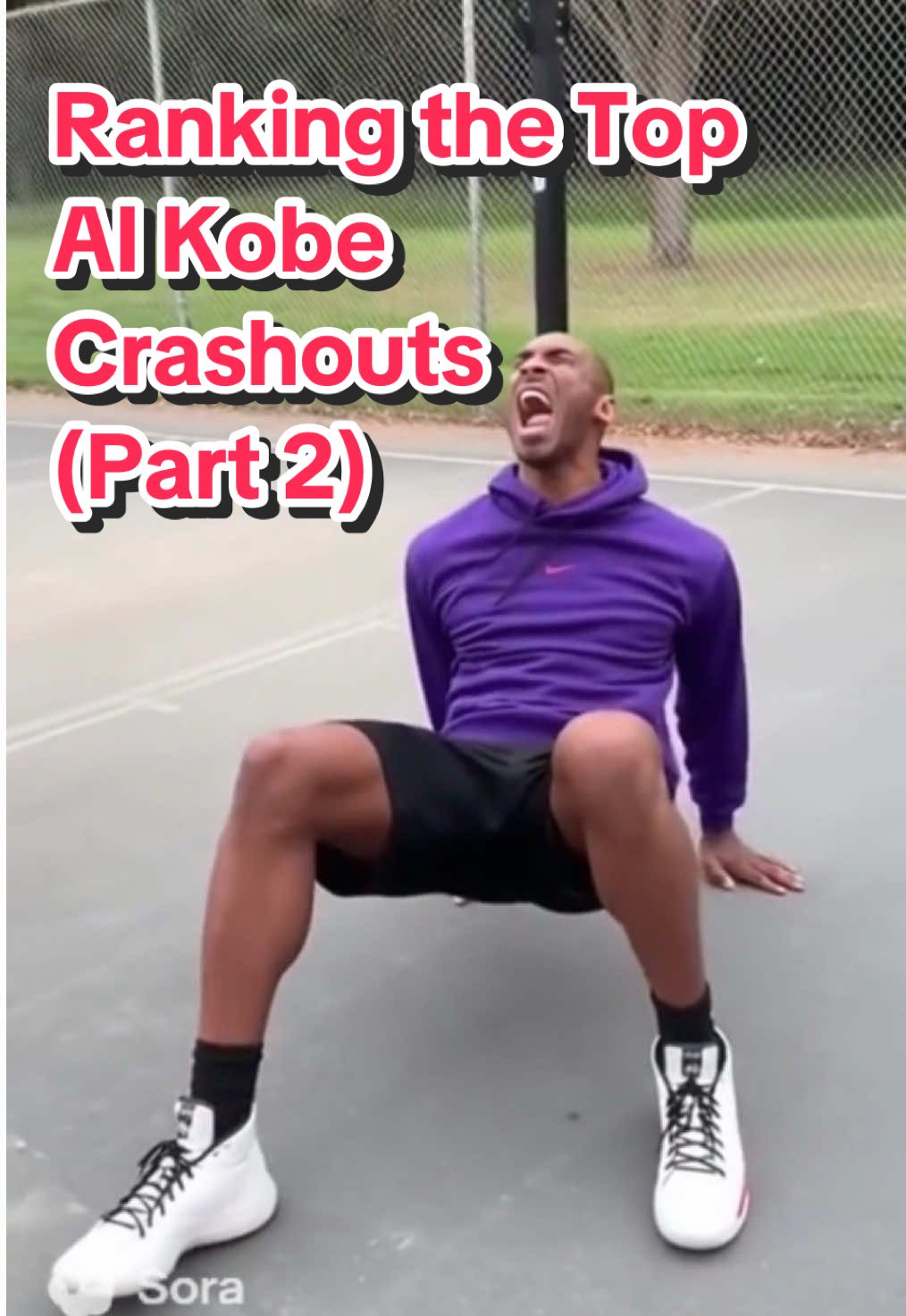 AI Kobe Crashouts (Part 2): Even AI Kobe needs a reboot 😭 . (Check out part 1 on my page) . . . #kobebryant #soraai #basketball #crashout #rankings 