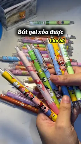 Bút gel xóa được cho học sinh c1,2.viết sai tẩy đi viết lại chứ không phải gạch xóa nha#butgelhocsinh #butgelxoaduoc 