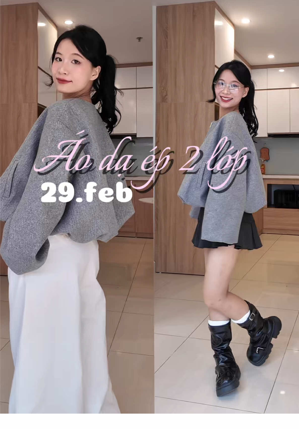 áo dạ xinh nhòoo 😍 #29feb #aodaep #OOTD #oufits #quynhanhlendo 