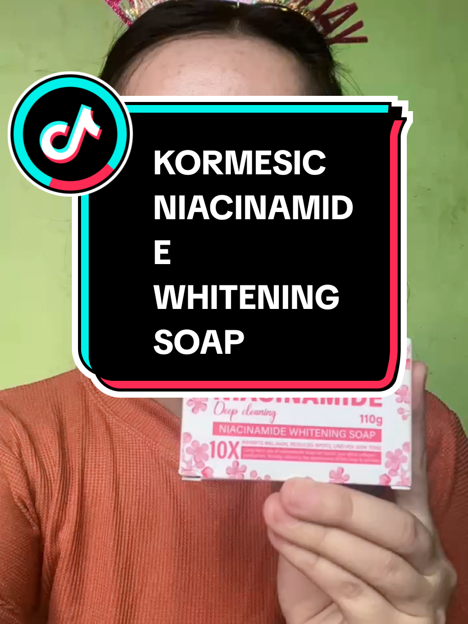 having problems with pimples?.lets try this niacinamide  soap with deep cleansing and whitening effect.#kormesic #niacinamide #niacinamidesoap #skincare 