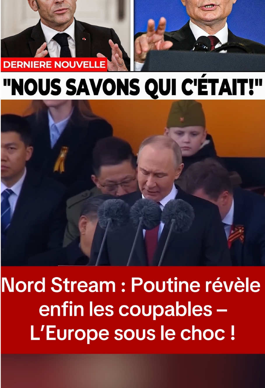 Nord Stream : Poutine révèle enfin les coupables – L’Europe sous le choc !