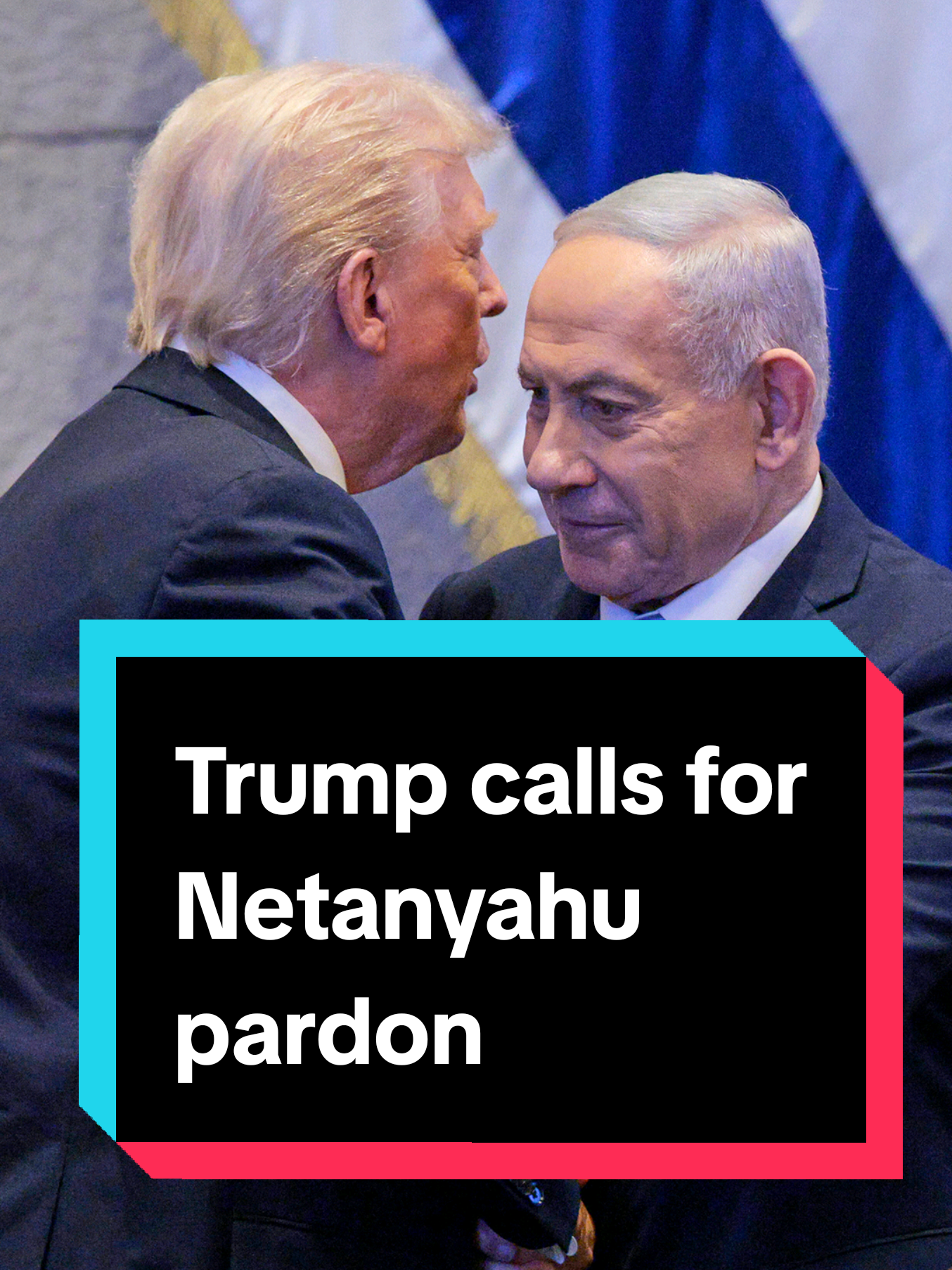 'Cigars and champagne - who the hell cares about that?' Trump has asked President Herzog to pardon Benjamin Netanyahu during his speech in the Israeli parliament - hailing him as the 'greatest wartime president'. #Trump #Israel #Netanyahu #Herzog #Palestine 