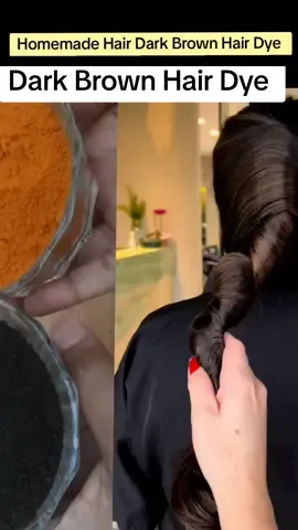 Dark Brown Hair Dye at home 💯 Follow For More ✨️ #hairdye 