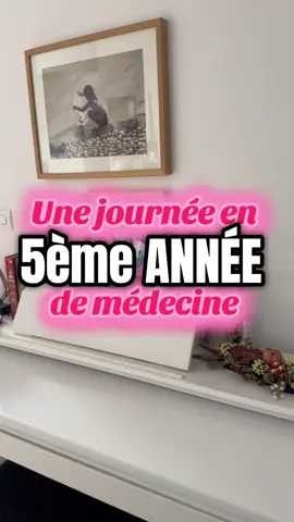 Une journée en 5eme année de médecine, épisode 8 ✨  #medecine #Vlog #edn #externat #pass 