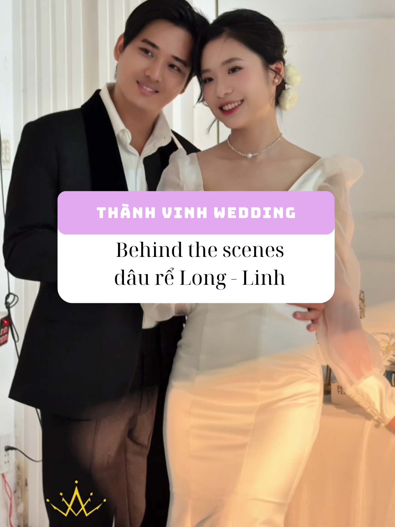 Behind the scenes cực dễ thương của Long & Linh 💕 #vungtau  #thanhvinhwedding #anhcuoivungtau  #behindthescenes  #couple  #WeddingVibes