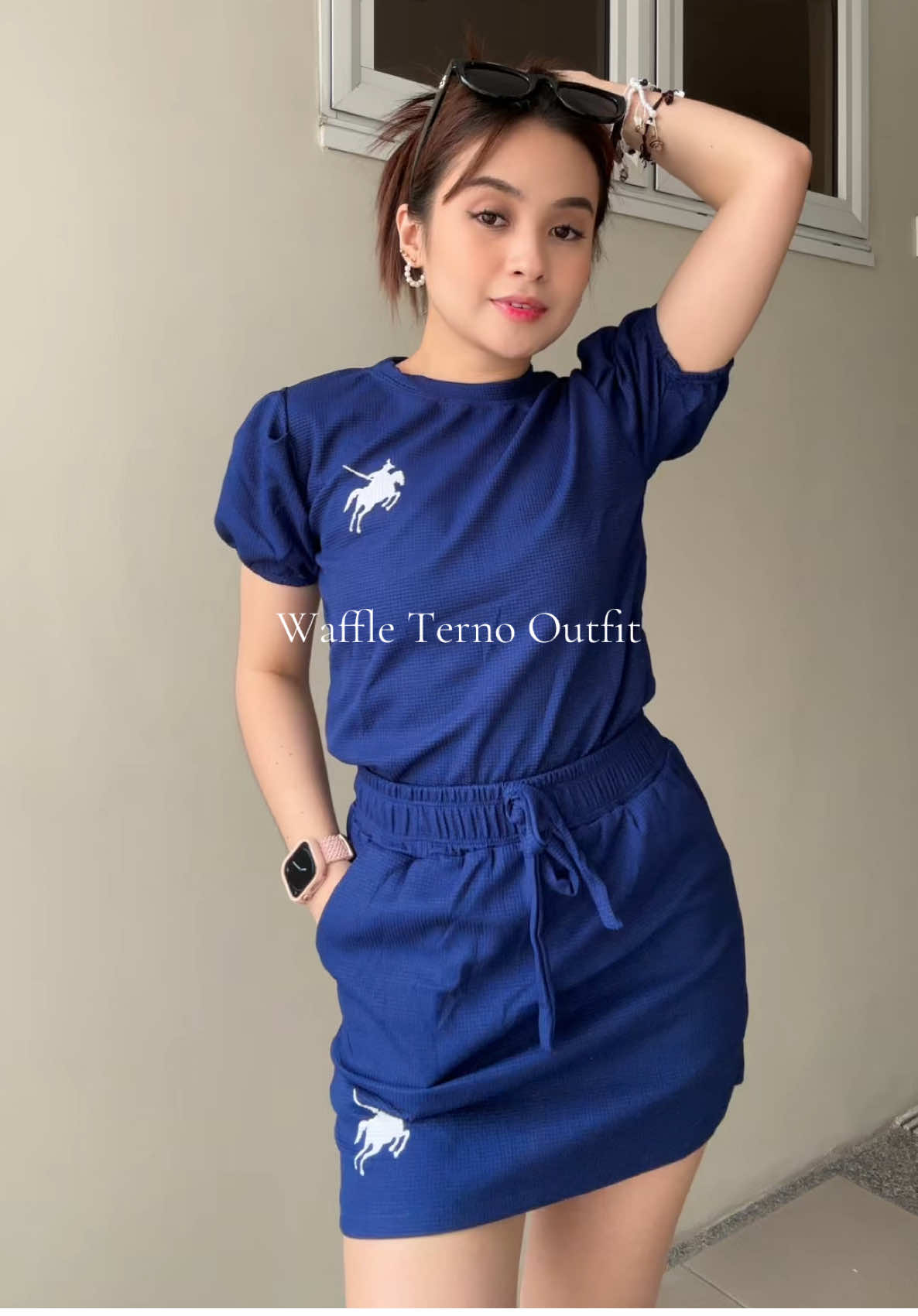 Gandang terno to. #casualterno #OOTD #ternoforwomen #waffleterno 