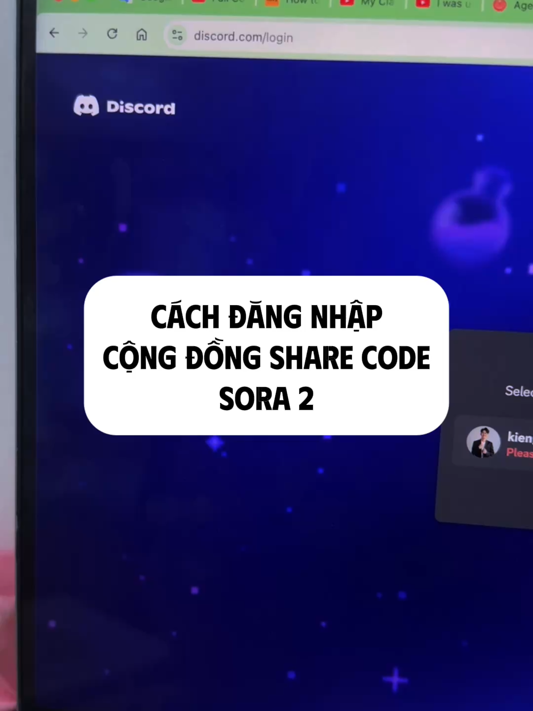 Hướng dẫn cách đăng nhập cộng đồng chia sẻ code Sora 2 #ai #aicungkien #fyp #LearnOnTikTok #tip #openai #sora2
