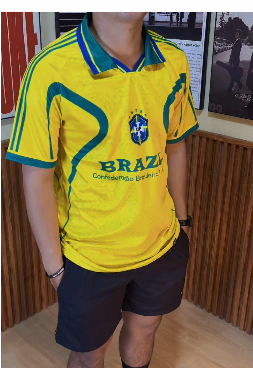Jersey Vintage Timnas BRAZIL 🥶 ASLI KEREN 😎 #jersey #fyp #vintage #jerseybola #brazil🇧🇷 