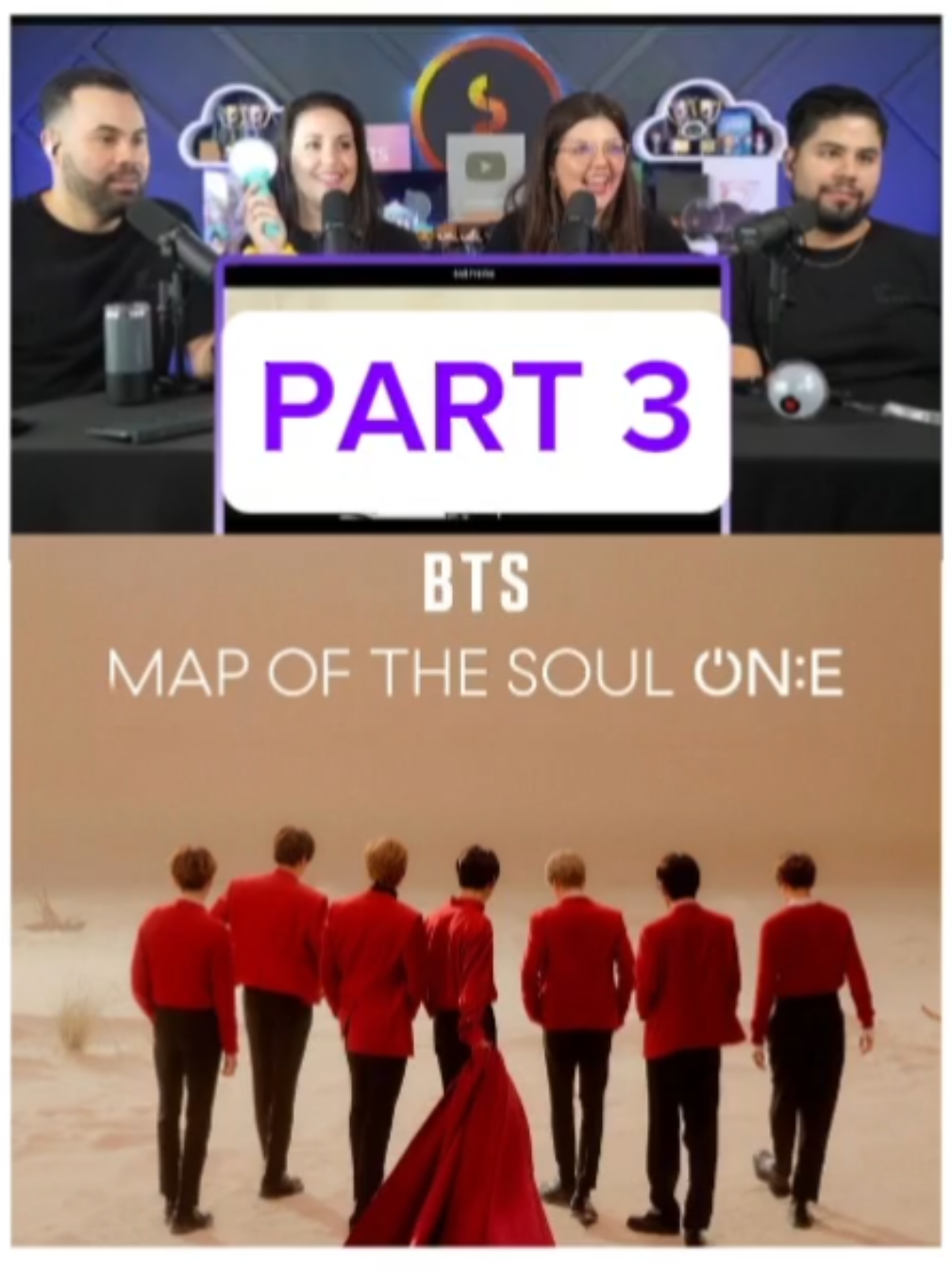 CCW react to MOTS ON:E part 3. credit to the righful owner of this video. #CCW #bts #army #armybts 