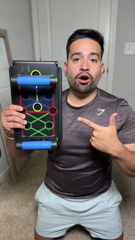 No excuses! This push-up board is going to work you!! #pushupboard #gymathome 