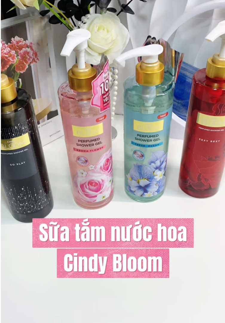 Sữa tắm nước hoa Cindy Bloom thơm lưu hương lâu thích xỉu á mấy bà. #suatamnuochoa #suatamthomlau #suatamcindybloom #cindybloom #suatamhuongnuochoa 