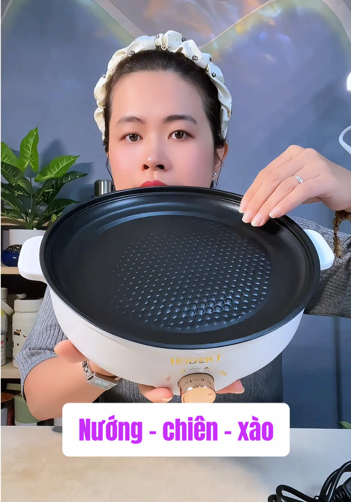 Chảo nướng điện HODEKT #hongthuyone5 #bepnuong #chaonuong #hodekt #nauan 