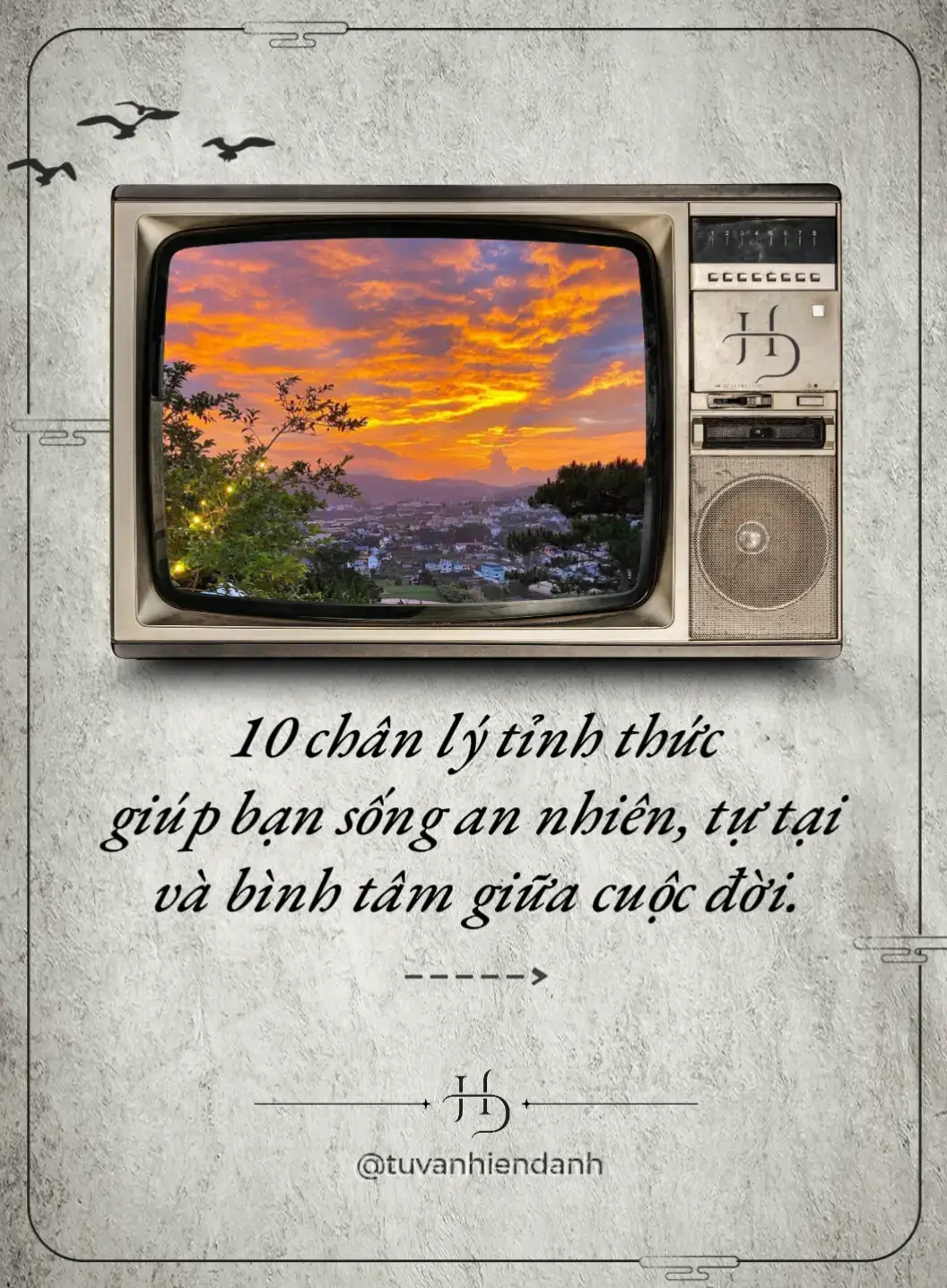 ​1. Khi bạn thôi cố gắng kiểm soát, mọi thứ tự nhiên trở nên nhẹ nhõm. ​2. Bình yên không đến từ việc không có sóng gió, mà từ khả năng đứng vững giữa bão giông. ​3. Người biết dừng lại đúng lúc, là người đã đi xa nhất. ​4. Không cần chạy theo ánh sáng - hãy trở thành ánh sáng. ​5. Mỗi sáng thức dậy, biết mình vẫn còn được hít thở — đó đã là phép màu. ​6. Buông bỏ không phải là mất, mà là được tự do. ​7. Tỉnh thức không phải thoát khỏi đời, mà là sống trọn vẹn trong từng khoảnh khắc. ​8. Sống tỉnh thức là nhìn đời bằng mắt yêu thương, không phải bằng mắt phán xét. ​9. Người hạnh phúc không phải có tất cả, mà biết trân trọng những gì mình đang có. ​10. Đừng chạy theo bình yên ở nơi xa — nó luôn ở trong chính bạn. #tamtrang #độnglựccuộcsống #truyềncảmhứng #yêuthương #xuhuongtiktok 