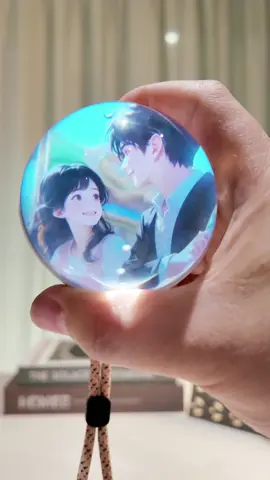 Upload your vids, your pics, even your favorite moments 🎞️ It lights up, it loops, it feels magical ✨ Perfect gift for Christmas or just to flex on your desk 🎁💫 #TechGadgets #AestheticGift #CoolFinds #ChristmasVibes #TikTokMadeMeBuyIt