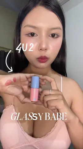 ใครชอบกลอสฉ่ำๆมาทางนี้ #ลิปกลอส #ลิป4U2 #รีวิวบิวตี้ 