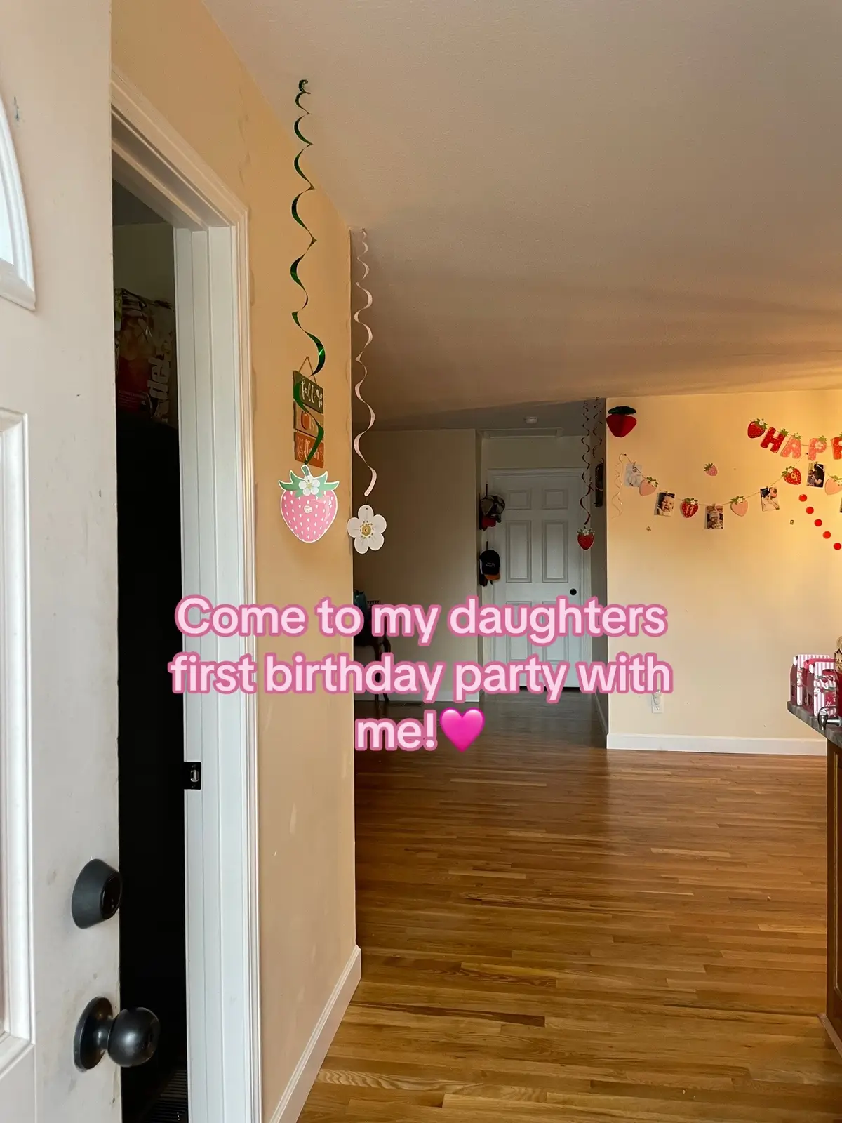 😭🥹 #memories #firstbirthday #strawberryshortcake #fyp #yourinvited 