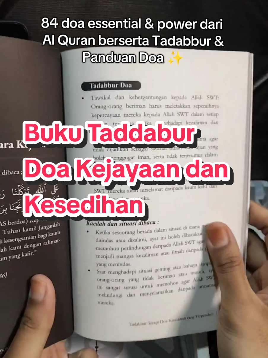 Taddabur Terapi Doa (power of doa)  #tiktoklive #livehighlights #bukudoa #taddaburterapidoa #bukumotivasi 