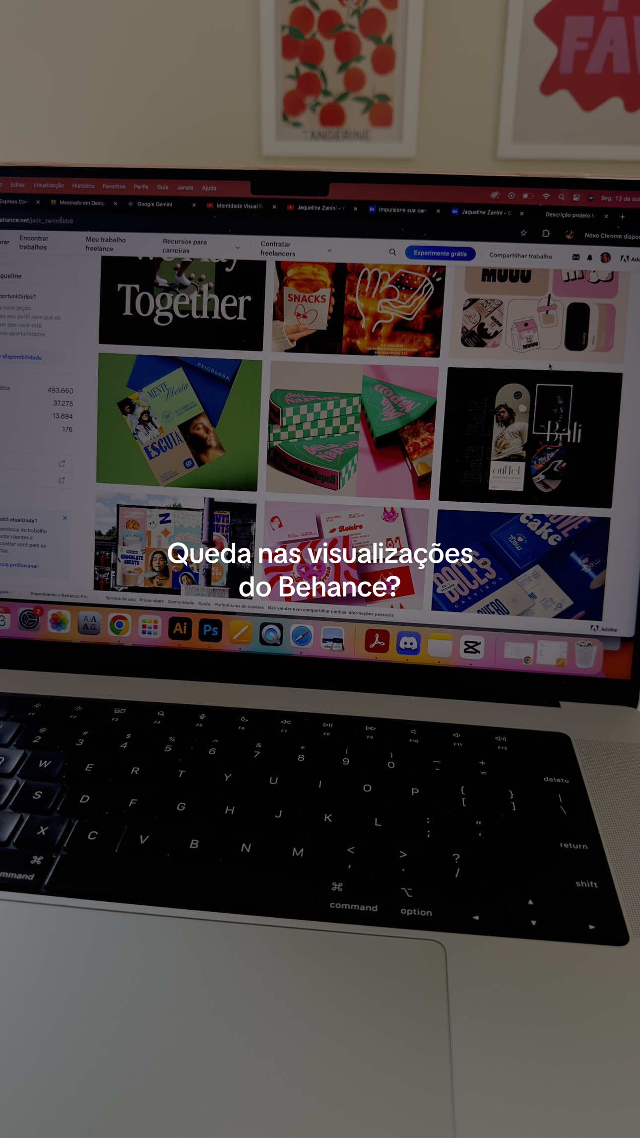 Rolou isso pra vocês tbm? #behance #behanceportfolio #design 
