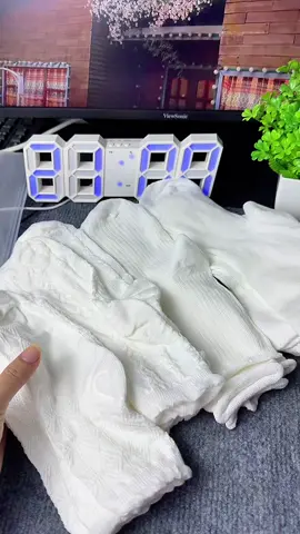 Set 10 Đôi Tất Nữ Cổ Cao Đẹp Dệt Kim Trắng Tinh Chất Liệu Cotton Được Chọn Màu Mẫu T16#tatcocao #tattrang #huongtichcuc74 #huongchiase74 