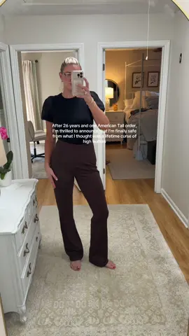 @american_tall thank GOD. My 6’2” legs were begging for these #tallgirlfashion #tallgirl #trousers  