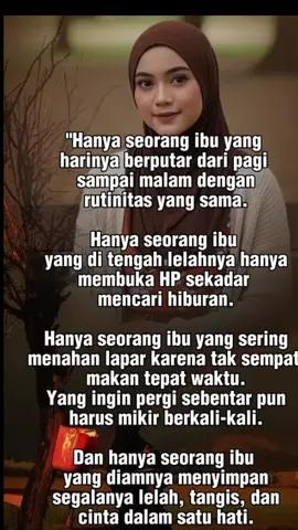 hanya seorang ibu 🖤🥰🙏#fypp 