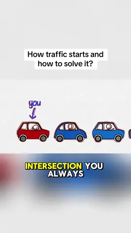How traffic starts and how to solve it? #traffic #learning #usa #english 