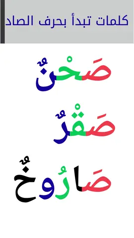 كلمات تبدأ بحرف الصاد #تيك_توك #اكسبلور #explore #سوريا_تركيا_العراق_السعودية_الكويت #المغرب🇲🇦تونس🇹🇳الجزائر🇩🇿 