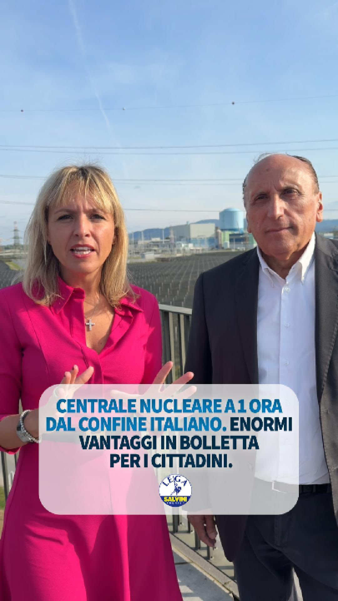 Ho effettuato un sopralluogo alla centrale nucleare di Krsko in Slovenia insieme a @Vincenzo Pepe . Qui i cittadini sono contenti della centrale, i partiti spingono per fare un nuovo reattore, i benefici in bolletta sono evidenti. Tra l’altro l’Italia importa energia da questa struttura. Per noi è prioritario spingere per la ripresa di una strategia energetica che preveda la costruzione di centrali nucleari. Basta ideologia, il futuro passa anche dal nucleare, fonte pulita, stabile e sicura! #nucleare #energia #lega #slovenia #bollette 