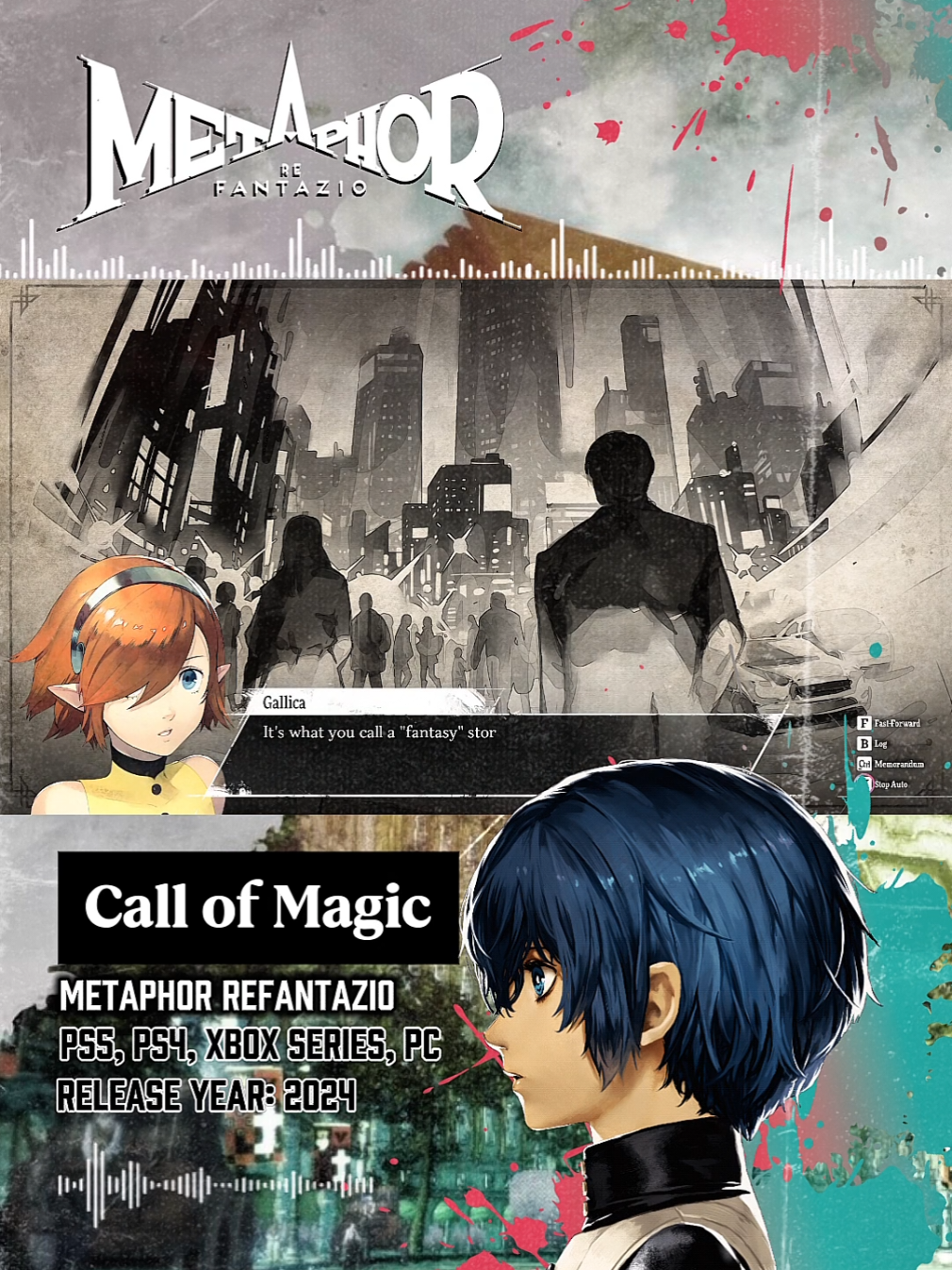 Call of Magic - Metaphor ReFantazio 🌚 🔥  #metaphor #metaphorrefantazio #atlus #atlusgames #videogamemusic 