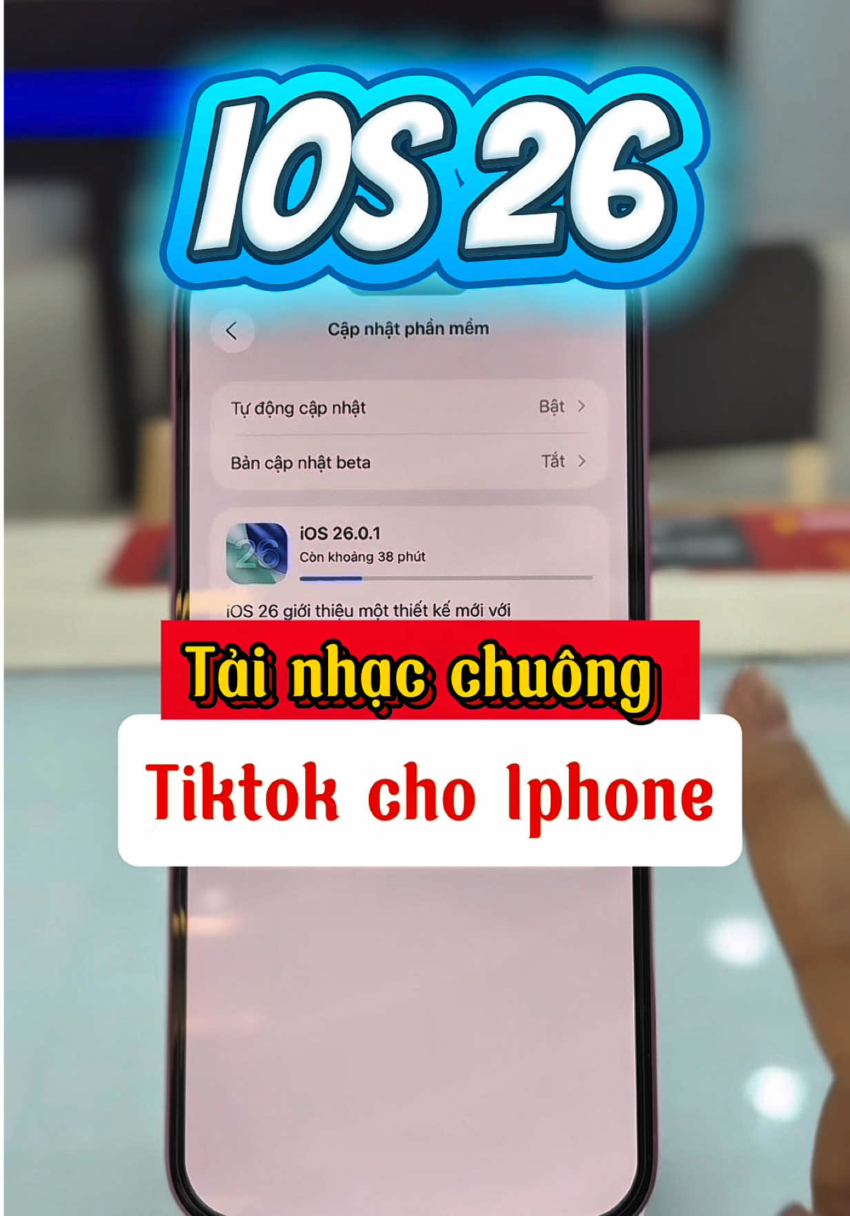 Cách tải nhạc chuông trên iphone với IOS 26 siêu dễ#LearnOnTikTok #meocongnghe #ios26 #tiptrick #fptshop 