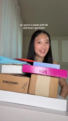 Unboxing PR I got in a week as a creator with 8K and telling you how I got them.  Filmed this about a month ago😅 but maybe we can hit 10K by the end of the year and I’ll do a huge giveaway?🤭 Thank you: @Glow Recipe @Rare Beauty @Armani beauty @Paula’s Choice @Naturium @Provence Beauty @Heyhae Gel Nail Strips @true  #prunboxing #prhaul #microinfluencer #contentcreator #beautycontentcreator 