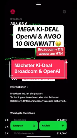 Der nächste Mega-Deal im Ki-Sektor zwischen Beoadcom und Open.Ai *Keine Anlageberatung oder Kaufs, Verkaufsempfehlung  *Eigen Werbung #aktien #finanzen #aktienmarkt #investieren #finanztipps 