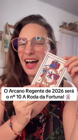 O Arcano Regente de 2026 será o nº 10 A Roda Fortuna! 2026 tende a ser um ano de muitas mudanças! E aí? Estão preparados? #arcanoregente2026 #rodadafortuna #arcano10 #tarot #matrizdodestino 
