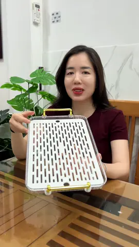 Khay úp cốc có vỉ tách nước #khayupcoc #khaynhua #khaynhuatrongsuot #hangrucro🌞 