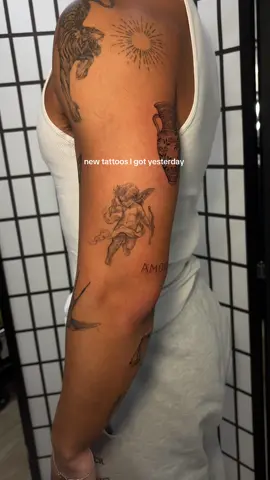 fell asleep during them. Which ones your favorite?  #fyp #tattoos #tattootour #nyc #tattootiktok 