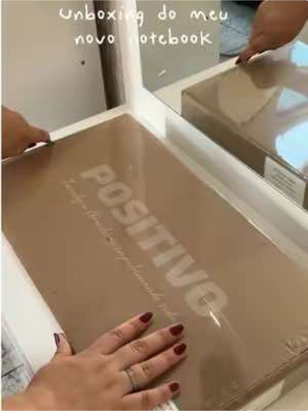 Comprei pelo app do magalu 💻✨ #notebook #positivo 