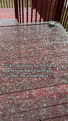 😍❄️ October 13 first snowfall. #snowing #montana #happyhallothanksmas #romantic #masculineenergy 