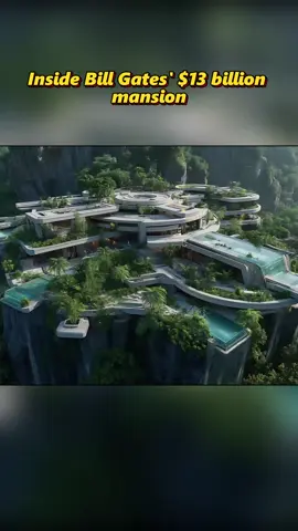 Inside Bill Gates’ $13 billion mansion #fouyou #tiktok #fyp #mansion #billgates 