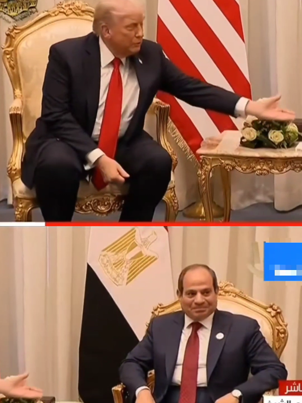 موقف عظيم يثبت اخلاق الرئيس عبدالفتاح السيسي العالية امام تلقائية وعفوية ترامب #تحيا_مصر #مصر #السيسي #ترامب #عشري 