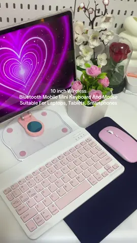 10 inch Wireless Bluetooth Mobile Mini Keyboard And Mouse Suitable For Laptops, Tablets, Smartphones #keyboard #keyboardandmouse #mouse #bluetoothkeyboard #bluetoothkeyboardandmouse 