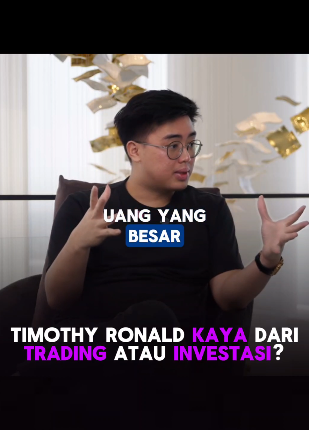 Tips dari Timothy Ronald agar uang makin besar‼️ #timothyronald #kalimasada #akademicrypto 