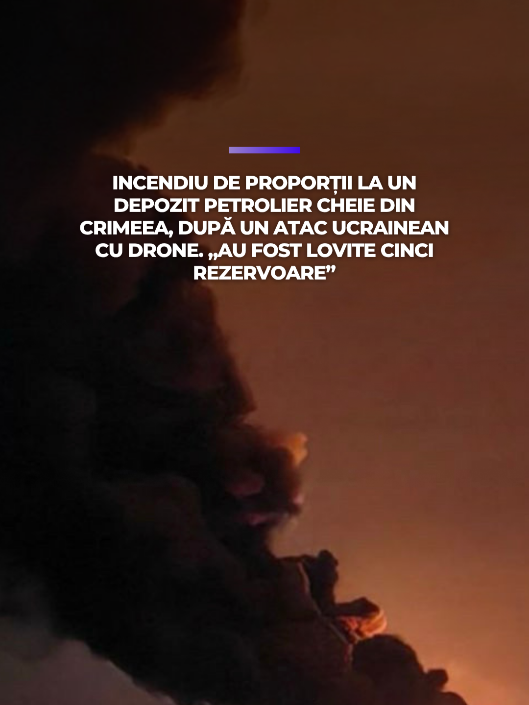 Dronele ucrainene au lovit unul dintre cele mai mari depozite de petrol din Crimeea ocupată în primele ore ale dimineții de luni, a declarat o sursă din Serviciul de Securitate al Ucrainei (SBU), scrie TPWorld. #digi24 #stiriledigi24 #incendiu